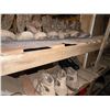 Image 3 : Shelving units full of assorted millitary boots & misc items (shelving units included - approx 7ft l