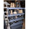 Image 7 : Shelving units full of assorted millitary boots & misc items (plastic shelving units included - appr