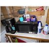 Image 3 : Large group of assorted kitchen items - includes microwave / 3 fridges / cuisinart coffee maker etc