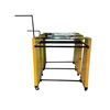 Image 1 : Group of 3 garment rack display stands (approx 54in x 21 1/2in x 55in H)