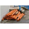 Image 2 : Pallet - Industrial Orange Racking Beams, approx. 95" long each. PICK-UP LOCATION: 2635 LILLOOET STR