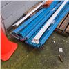 Image 1 : Pallet - Industrial Blue Racking Beams, approx. 95" long each. PICK-UP LOCATION: 2635 LILLOOET STREE