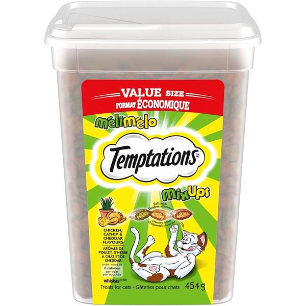 NEW 454G TEMPTATIONS MIX  CAT TREATS