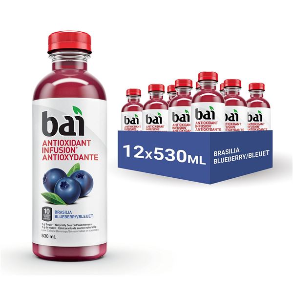 NEW 11 X 530ML BAI ANTIOXIDAQNT INFUSION WATER