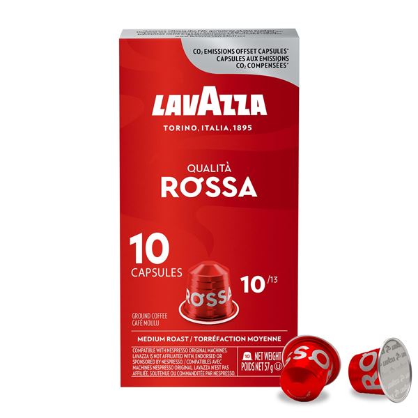 NEW 570G LAVAZZA ROSSA NESPRESSO PODS