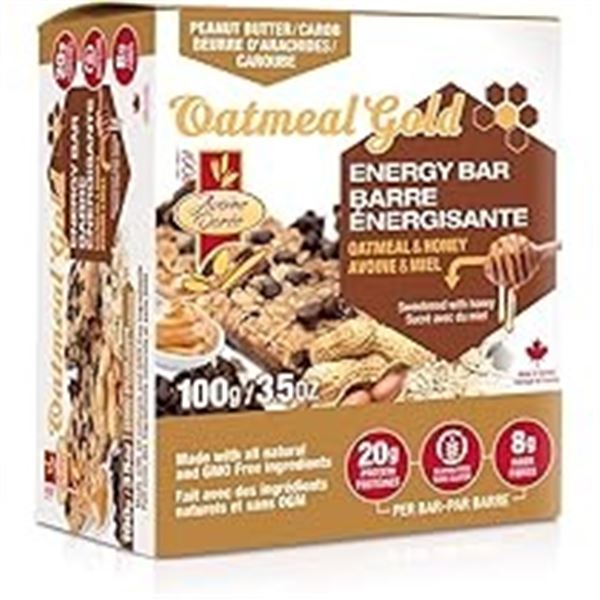 NEW 60G OATMEAL GOLD ENERGY BAR RASPBERRY