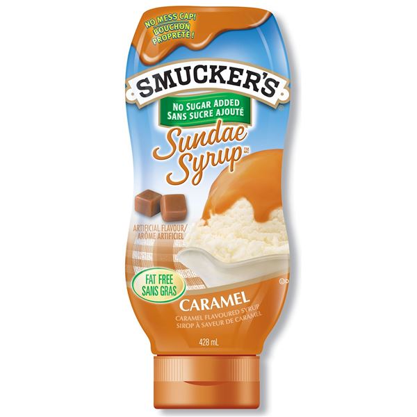 NEW 428 ML SMUCKER'S SUNDAE SYRUP CARAMEL