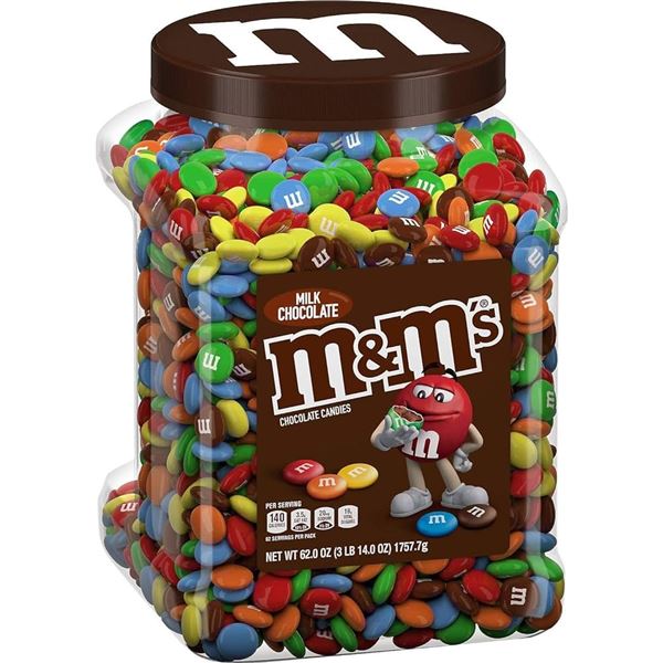NEW 62 OZ MILK CHOCOLATE M&MS