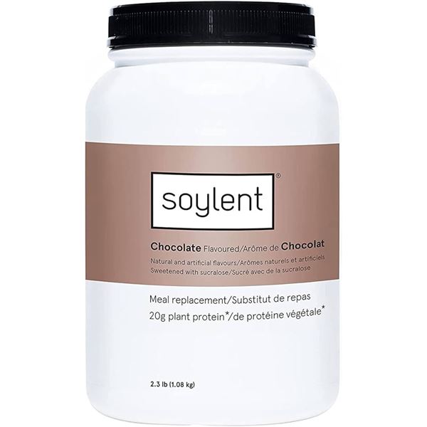 NEW 2.3LB SOYLENT CHOCOLATE FLAVOURED TUB