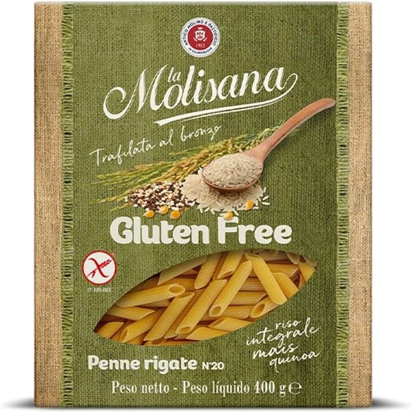 NEW 400G LA MOLISANA GLUTEN FREE PENNE RIGATE