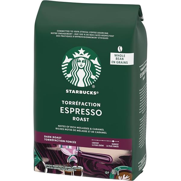 NEW 907G STARBUCKS ESPRESSO ROAST DARK ROAST