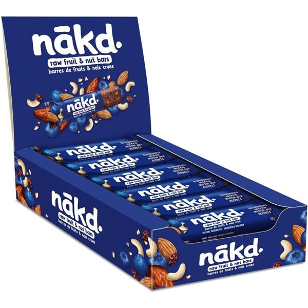 NEW 18 X 35G NAKD RAW FRUIT & NUT BARS