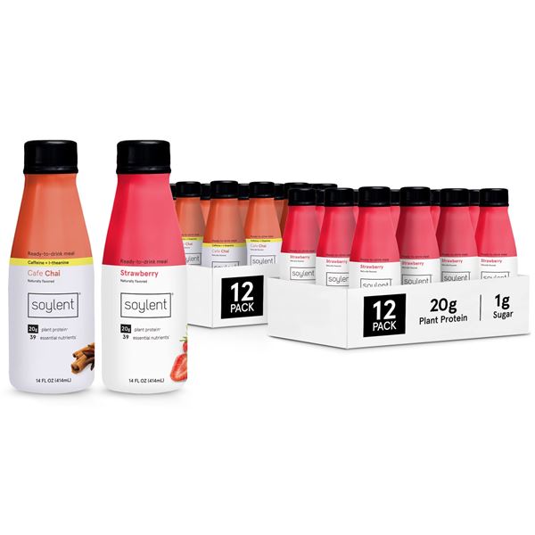 NEW 12 X 14OZ SOYLENT PROTEIN