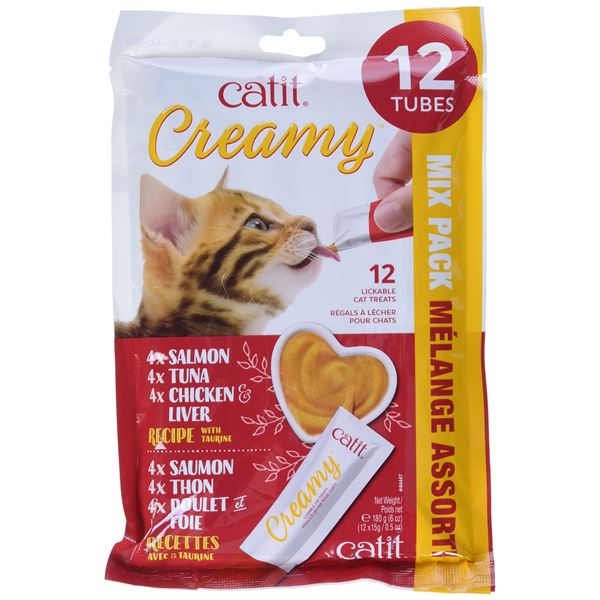 NEW CATIT CREAMY LICKABLE CAT TREATS