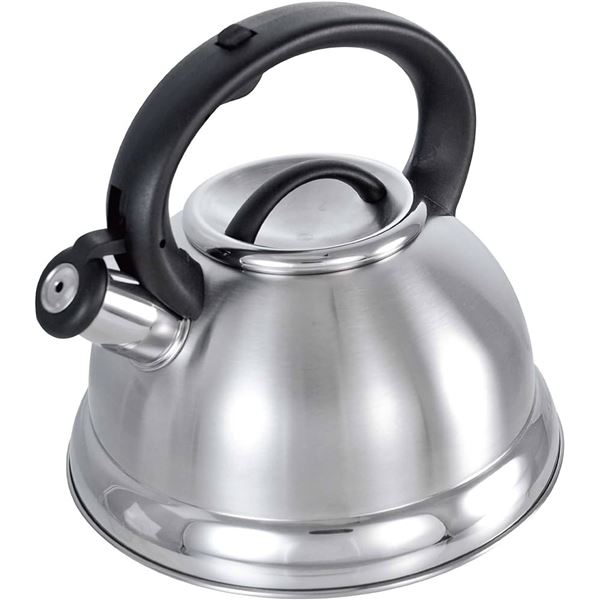 NEW 2.4L PRIMULA WHISTLING KETTLE STAINLESS STEEL