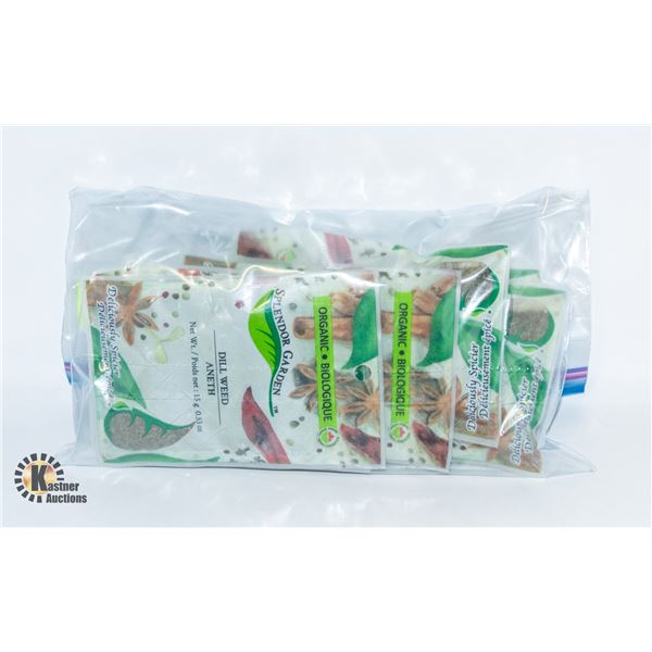 NEW BAG WITH 6 PACKS OF SPLENDOR GARDEN SEASONING
