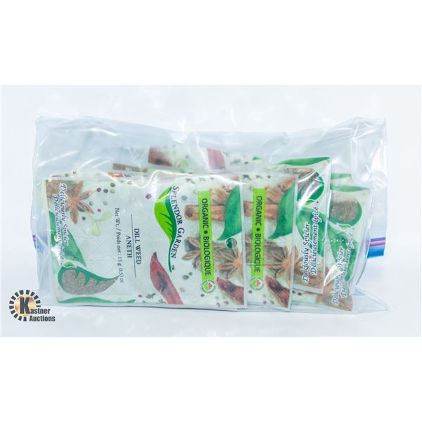 NEW BAG WITH 6 PACKS OF SPLENDOR GARDEN SEASONING