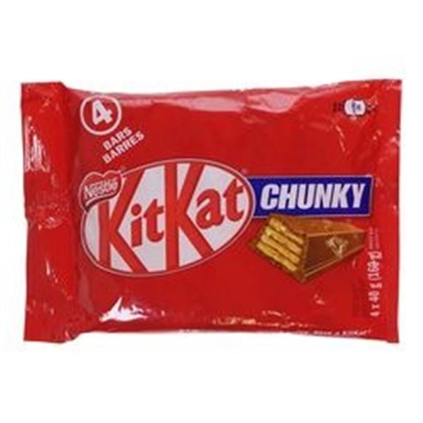 NEW 4 PACK OF KIT KAT CHUNKY CHOCOLATE BARS
