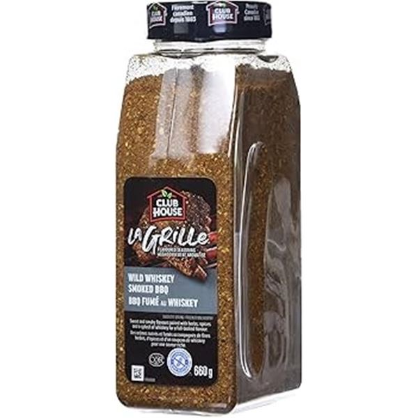 NEW 660G CLUB HOUSE WILD WHISKEY SMOKED BBQ