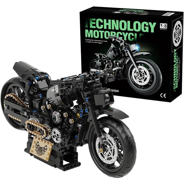 BRAND NEW RICEBLOCK MOTORCYCLE TOY BUILDING BLOCK