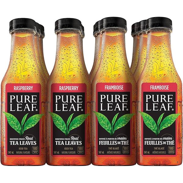 NEW 12 X 547ML PURE LEAF STRAWBERRY
