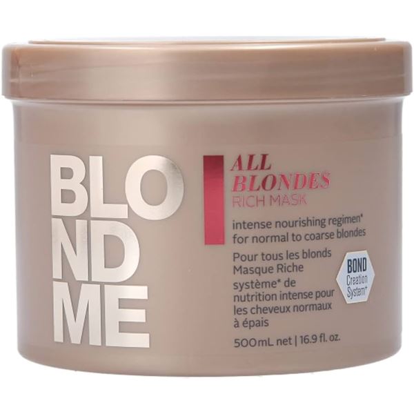 NEW 500ML BLONDEME RICH MASK INTENSE NOURISHING