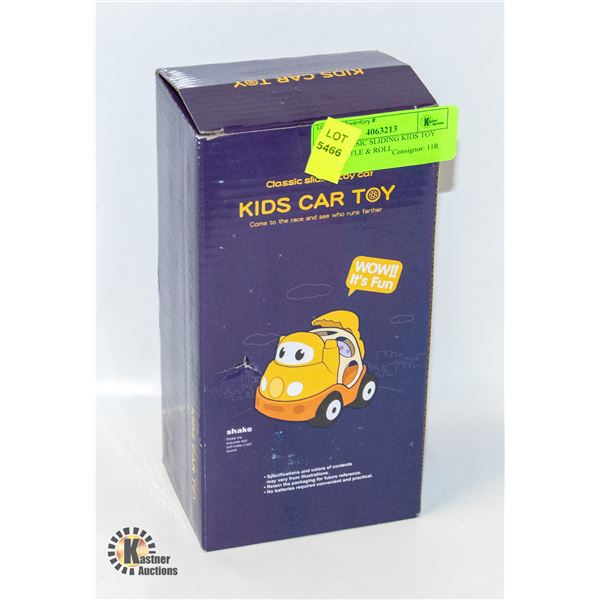 NEW CLASSIC SLIDING KIDS TOY CAR RATTLE & ROLL