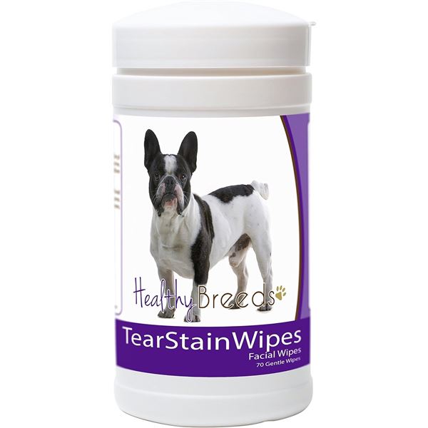 NEW 70 HEALTHY BREEDS TEARSTAIN WIPES FACIAL WIPES