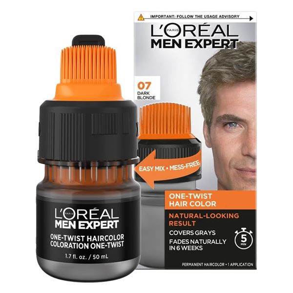 NEW L'OREAL MEN EXPERT ONE-TWIST HAIR COLOR