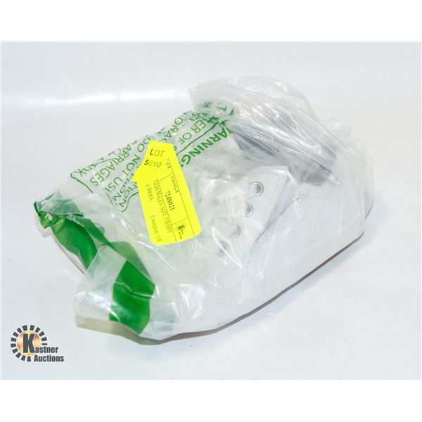 NEW KEDS MALES SIZE 5 BABY WHITE SHOES