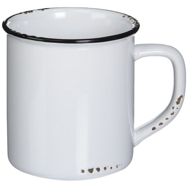 NEW 6 ABBOTT COLLECTION HOME 27 ENAMEL MUGS