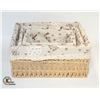 Image 1 : BRAND NEW SET OF 3 ROPE WOVEN TIDY STORAGE BASKETS