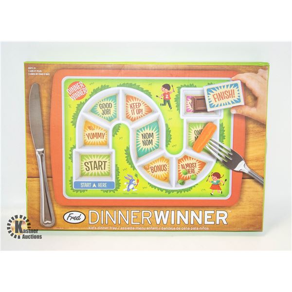NEW FRED DINNER WINNER KIDS DINNER TRAY