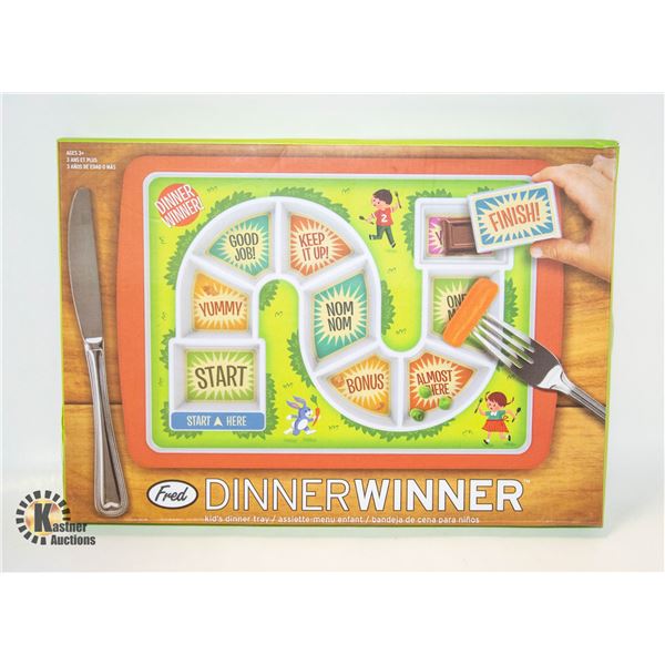 NEW FRED DINNER WINNER KIDS DINNER TRAY
