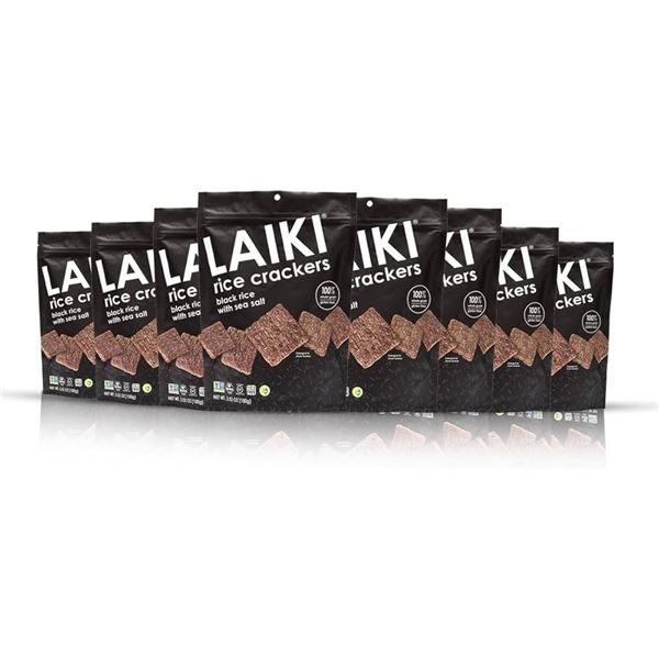 NEW 800G LAIKI BLACK RICE CRACKERS