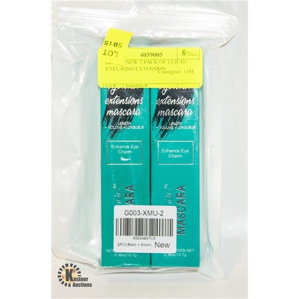 BRAND NEW 2 PACK OF LIQUID EYELAQSH EXTENSION