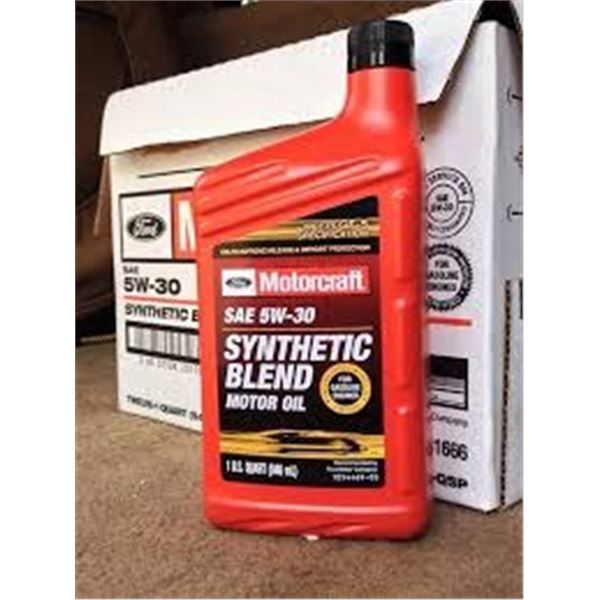 NEW 946ML MOTORCRAFT SYNTHETIC BLEND MOTOR OIL