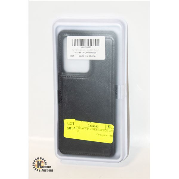 NEW BLACK PHONE CASE FOR AN SX S20