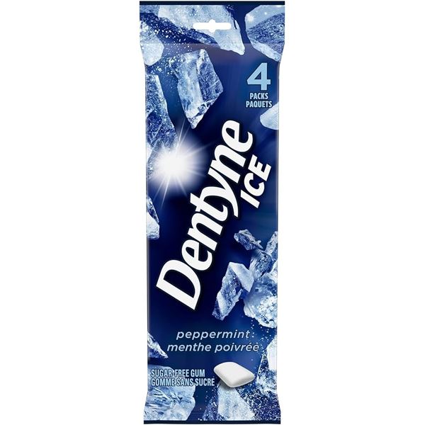 NEW 4 X 12 X 2.8G DENTYNE ICE GUM