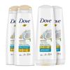 Image 1 : NEW 3 X 355ML FLAT OF DOVE COCONUT CONDITIONER