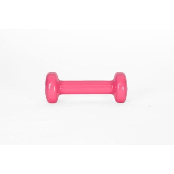 NEW 1 LB DELUXE VINYL DUMBBELL PINK