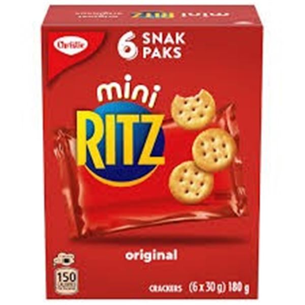 NEW 6 X 30G MINI RITZ ORIGINAL