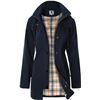 Image 1 : NEW LARGE WOEMNS LONG HOODED RAIN JACKET SAPHIROSE