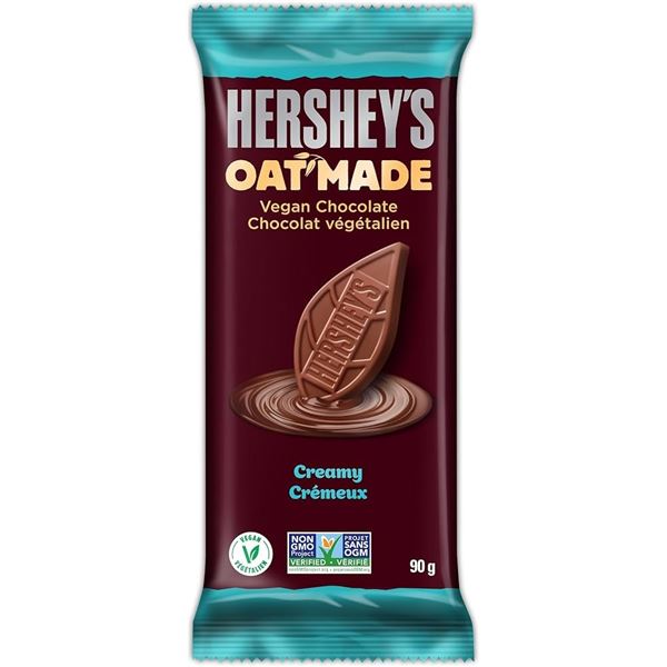 NEW 2 X 90G HERSHEYS OATMADE VEGAN CHOCOLATE