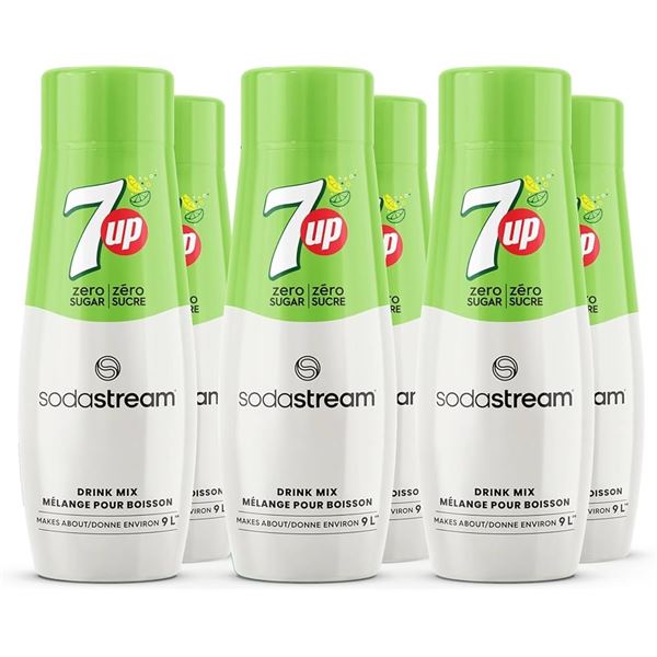 NEW 440ML 7 UP ZERO FLAVOR SODA STREAM