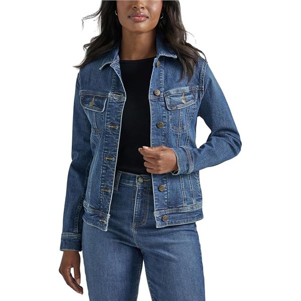 NEW LARGE LEE LEGENDARY STYLE BLUE JEAN JACKET