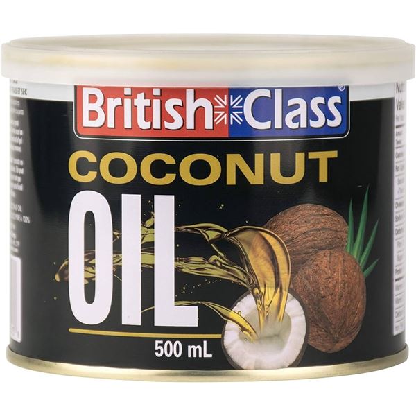 NEW 500ML BRITISH CLASS COCONUT OIL