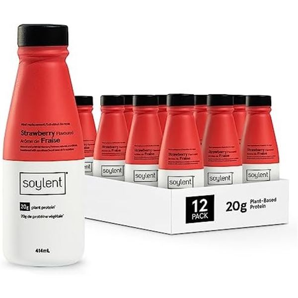 NEW 12 X 414ML SOYLENT REPLACEMENT SHAKE