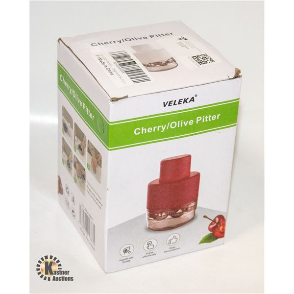 NEW VELEKA CHERRY/ OLIVE PITTER