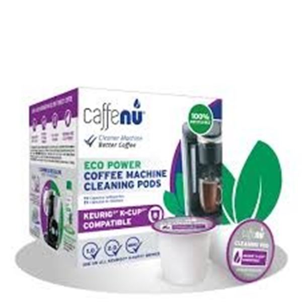 NEW 8 CAFFENU CLEANER MACHINE PODS